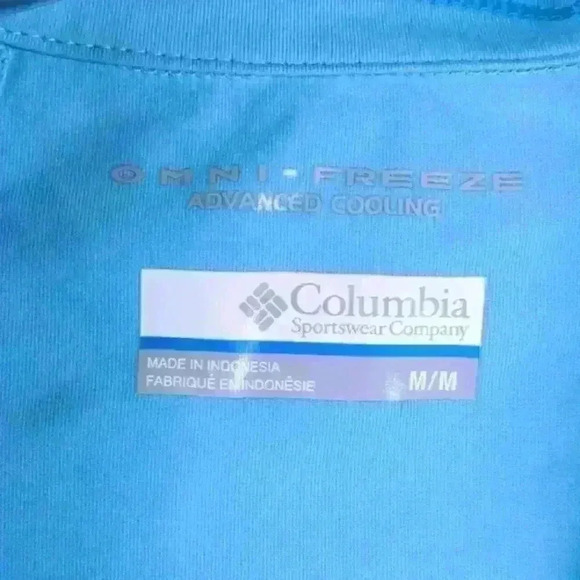 Columbia Omni-Freeze Half Zip Pullover - Lightweight Collared Long Sleeve Size M - Picture 5 of 10